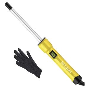 BedHead Yellow Ceramic Styling Wand with Glove